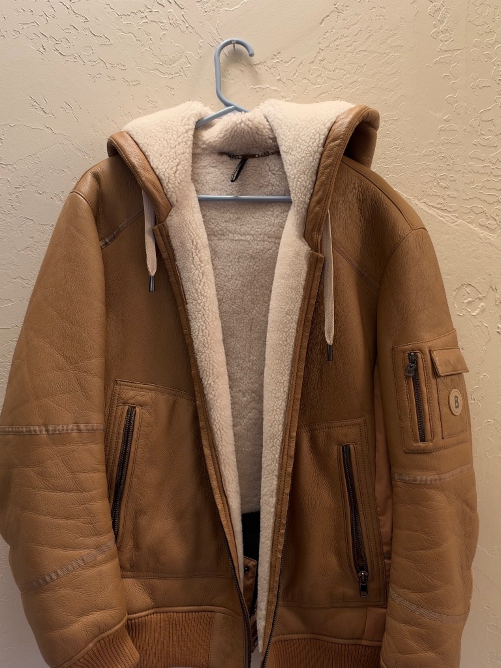 Bogner x Goan Thylmann Real Lambskin Bomber Jacket - Size EU 54 / US 44 / XL